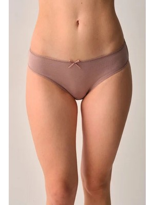 Amarelle Mila Mocha Normal Bel 3'lü Paket Pamuklu Külot