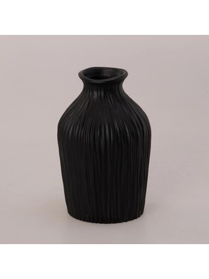 Selim Dublin Orta Vazo Siyah