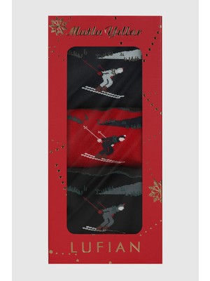 Lufian Sky 3'lü Set Erkek Çorap Standart