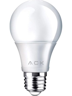 Teknocan Marketing Ack LED Ampül Beyaz 9W 6500K E27 A60 880 Lumen