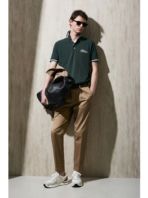 Lufian Artos Smart Erkek Polo Tişört Haki