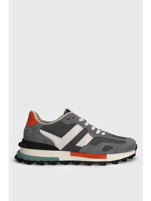 Lufian Auke Erkek Sneaker Ayakkabı Gri