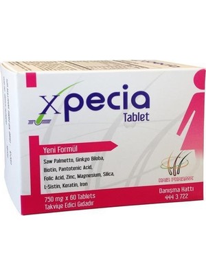 W Xpecia Kadın 60 Tablet 750 mg İçerik Bilgisi ile Etkili Sporcu Besini Türkiye Menşeli