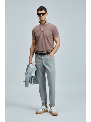 Lufian Helt Spor 5 Cep Erkek Pantolon Slim Fit Grey