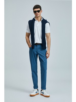 Lufian Helt Spor 5 Cep Erkek Pantolon Slim Fit Mürekkep Lacivert