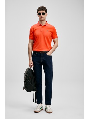 Lufian Aqua Smart Jean Erkek Pantolon Regular Fit Mavi