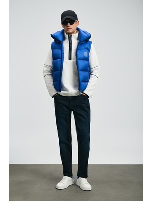 Lufian Franz Spor Jean Erkek Pantolon Straight Fit Mavi