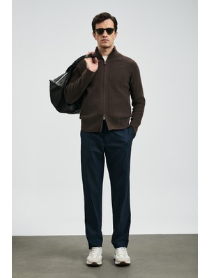 Lufian Amber Smart Erkek Chino Pantolon Slim Fit Lacivert
