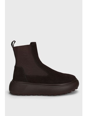 Lufian Monıca Kadın Deri Bot Kahverengi