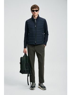 Lufian Sergıo Kaz Tüyü Erkek Mont Lacivert