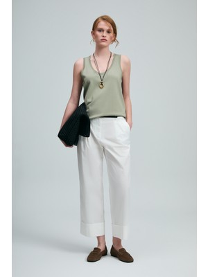 Lufian Clara Kadın Triko Atlet Yeşil