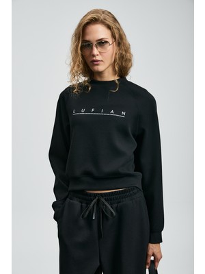 Lufian Adrıana Kadın Örme Sweatshırt Siyah