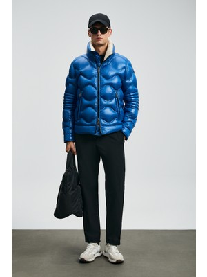 Lufian Roy Kaz Tüyü Erkek Mont Saks