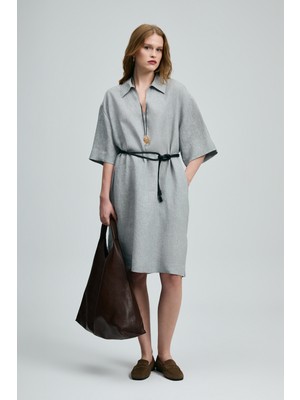 Lufian Faıry Kadın Elbise Gri