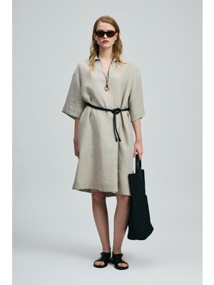 Lufian Faıry Kadın Elbise Bej