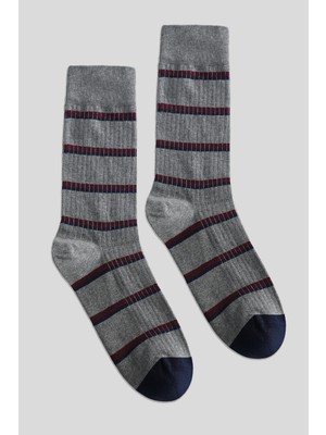 Lufian Andrea Erkek Çorap Gri