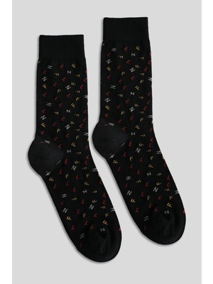 Lufian Peter Erkek Çorap Siyah