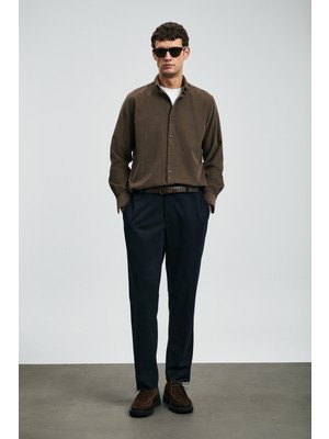 Lufian Copernı Smart Erkek Chino Pantolon Slim Fit Lacivert