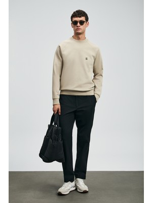 Lufian Daren Smart Erkek Chino Pantolon Slim Fit Siyah