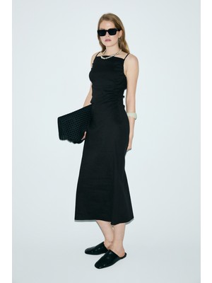 Lufian Sarah Kadın Elbise Siyah