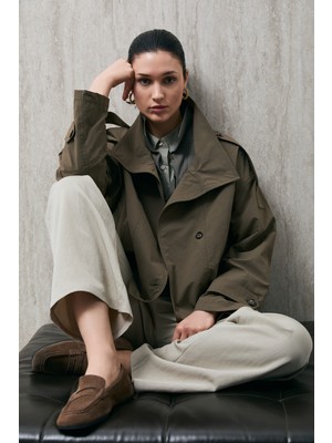 Lufian Eros Kadın Dış Giyim Haki