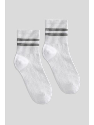 Lufian Petra Kadın Çorap Gri