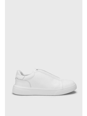 Lufian Dante Erkek Deri Sneaker Ayakkabı Beyaz