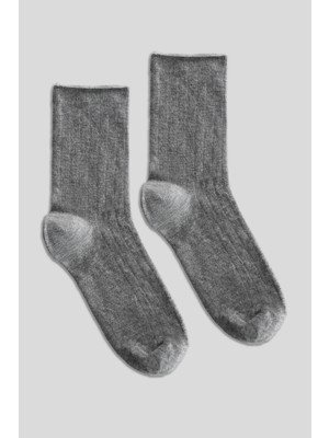 Lufian Stella Kadın Çorap Gri