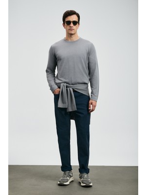 Lufian Helt Spor 5 Cep Erkek Pantolon Slim Fit Lacivert