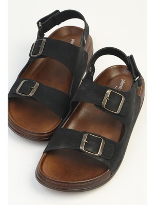 Pierre Cardin Siyah Erkek Sandalet PC-7924