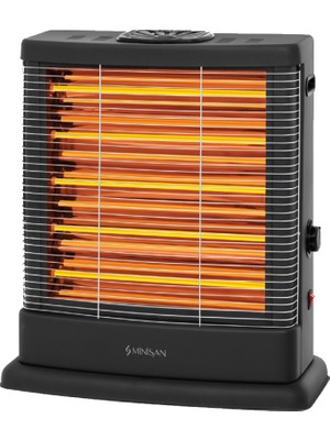 Minisan Maxi Ms-2500 Elektrikli Isıtıcı Soba 2500 W Güçlü Performans ve Dayanıklı Materyal