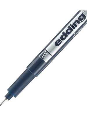 Teknocan Marketing Edding 1880 Teknik Çizim Kalemi - Siyah - 1 Kalem - 0,3 mm Çizgi Genişliği