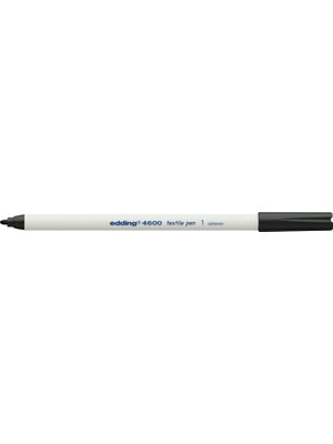 Edding 4600 Tekstil Kumaş Boyama Kalemi Black 1 Adet Su Bazlı Mürekkep