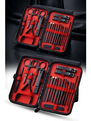 Omilife 18 Parça Çanta Tipi Manikür Pedikür Tırnak Bakım Seti