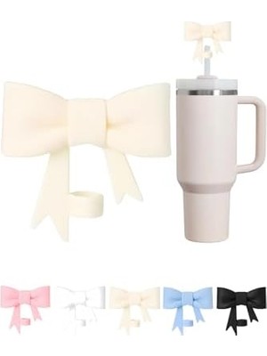 Teknocan Marketing 1 Adet Silikon Pipet Kapağı – ile Uyumlu 10 mm Pipetler Için – Toz Koruyucu, Fiyonklu Tasarım – Krem Renk