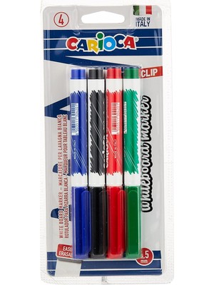 Teknocan Marketing Beyaz Tahta Kalemi 4 Renk 4'lü Blisterli 4.5 mm