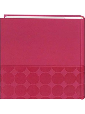 Teknocan Marketing Kabartmalı 2'li Fotoğraf Albümü 10 cm x 15 cm 200 Cep-Pembe Daireler