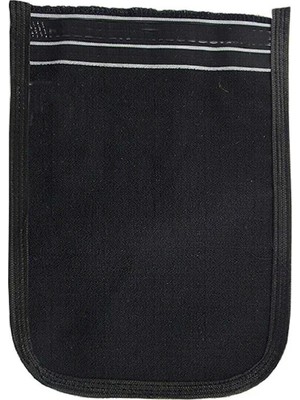 Al-Fil Teknoloji Osmanlı Kalın Siyah Banyo Hamam Kesesi 25X17 cm