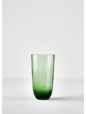 Colore Kesme Meşrubat Bardağı Yeşil (345 Cc)