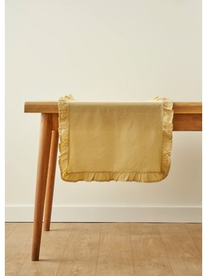 Bella Maison %100 Pamuk Elegance Runner Sarı (50x150 cm)