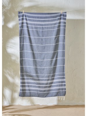 %100 Pamuk Alora Peştamal Antrasit (95X180 Cm)