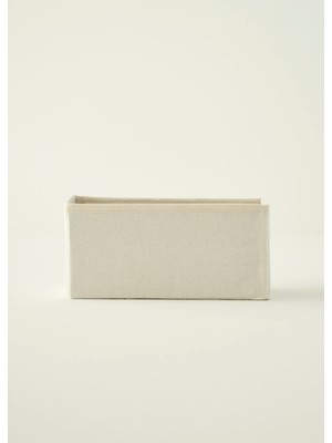 Ella Katlanabilir Organizer Sepet Naturel (28X13X13 Cm)