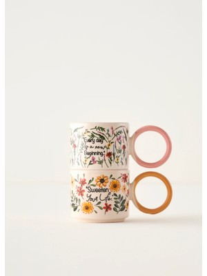 Bella Maison Flores 2'li Fincan Seti (270 cc)