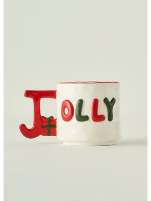 Bella Maison Jolly Yılbaşı Stoneware Kupa (360 cc)