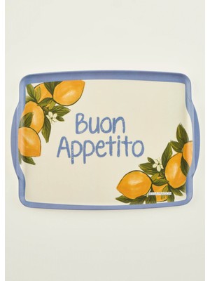 Lemoncello Melamin Tepsi (42X31 Cm)