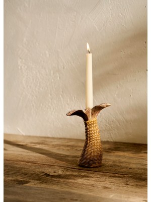 Bella Maison Palm Mumluk Kahverengi (16X13X18 Cm)