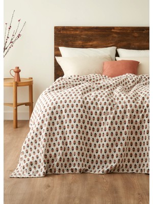 Bella Maison Jane Pamuklu Tek Kişilik Baskılı Pike (150x220 cm)