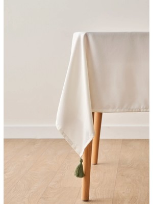 Bella Maison Basic Masa Örtüsü Beyaz (150x250 cm)
