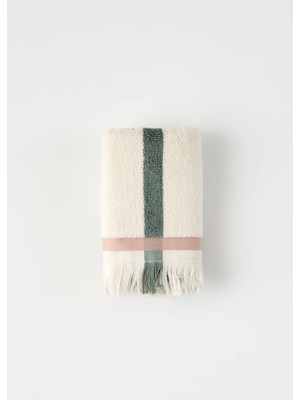 %100 Pamuk Ella El Havlusu Yeşil (30X50 Cm)