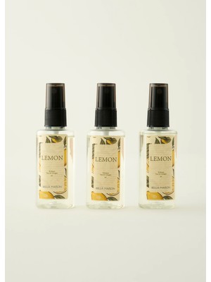 Lemon Kolonya 3'lü Sarı (50 Ml)